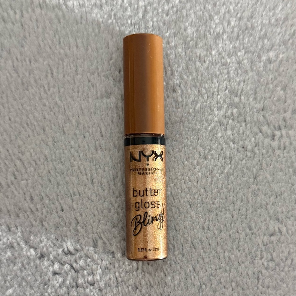 5/$25 🎆 NEW NYX Professional Makeup Butter Gloss Bling Lip Gloss: Pay Me In Gold